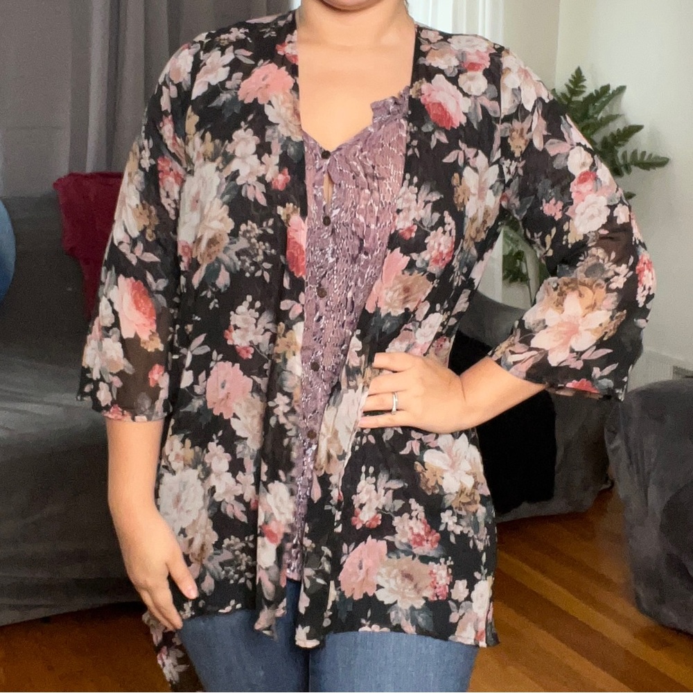 Super cute floral cardigan